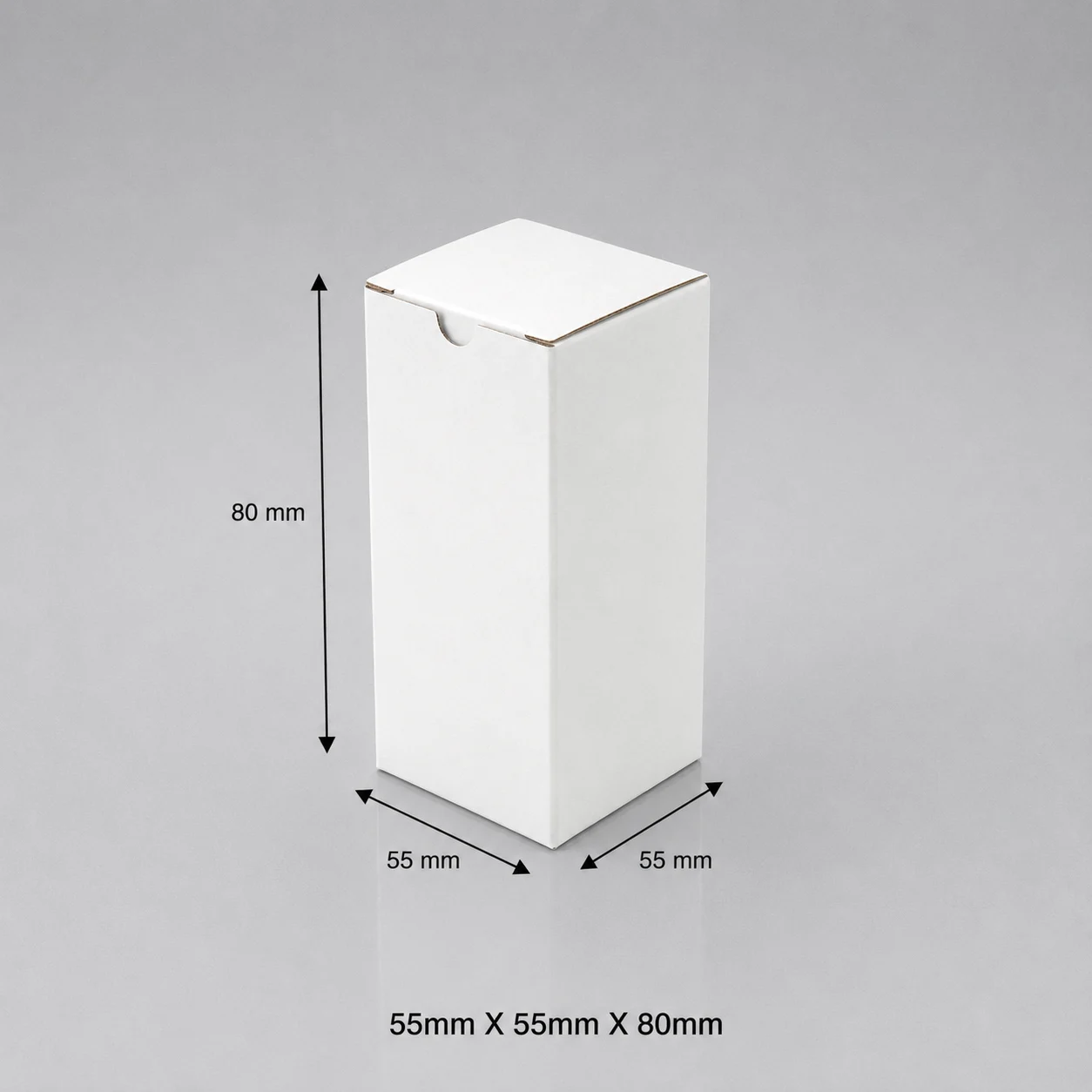 88mmX88mmX200mm White Candle Box