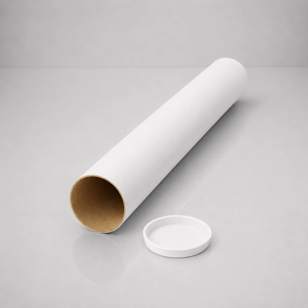 White Mailing Tubes