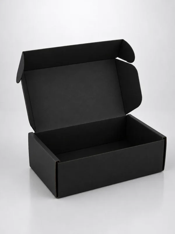 Black mailing box