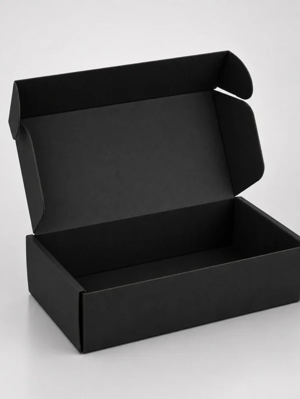 black mailing box