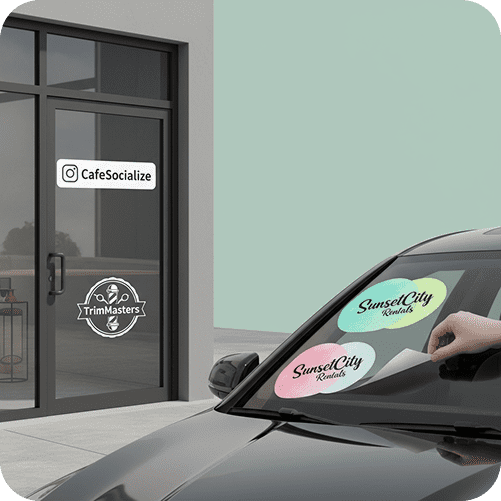 Cars Windshield, Window Stickers