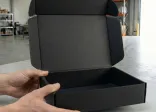 Black Die Cut Mailing Boxes