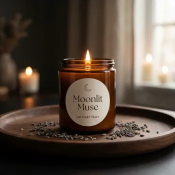 clear candle labels​