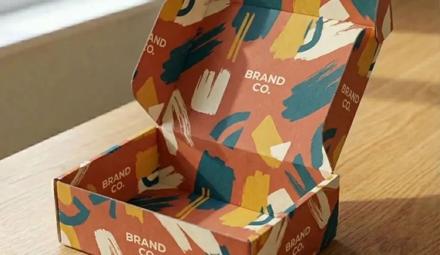 Custom die cut Corrugated Box