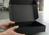 Black Die Cut Mailing Boxes