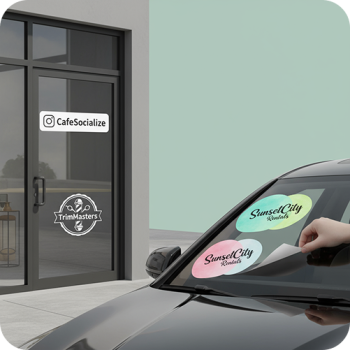 Cars Windshield, Window Stickers
